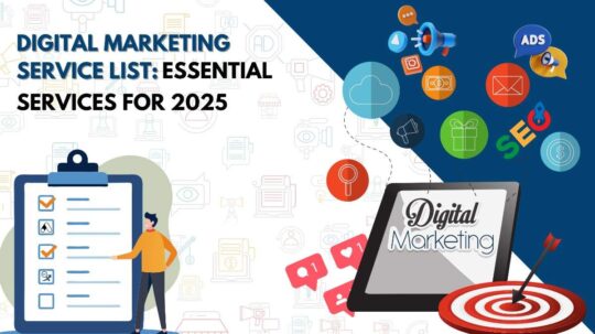 digital marketing service list