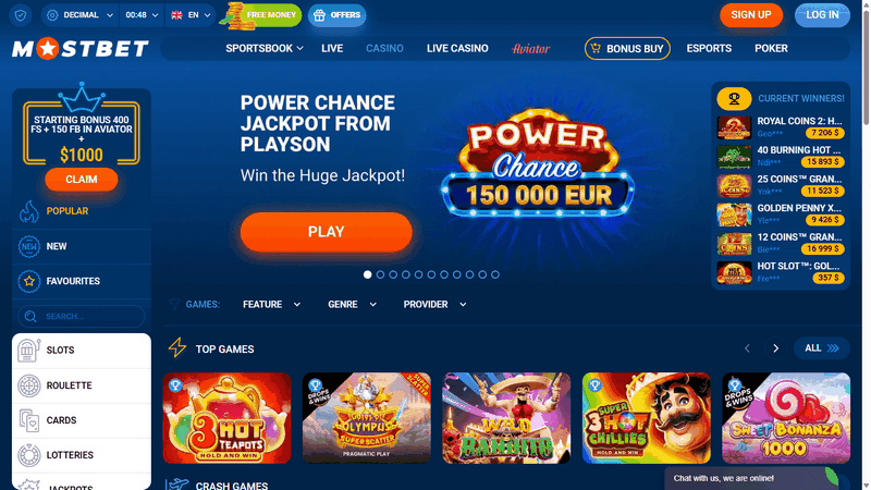 Témoignage sur le casino en ligne MOSTBET