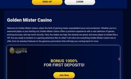 Experience the Thrill of Golden Mister Casino in the UK Today