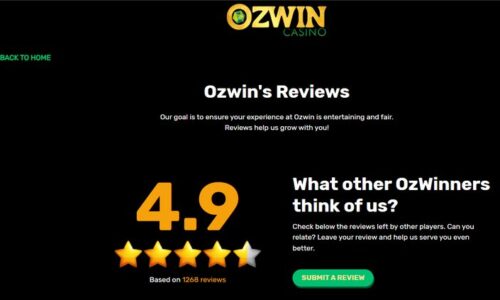 What’s the first thing you notice when you try the Ozwin Casino login?