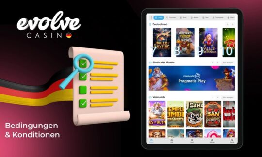 Evolution in Bewegung: Das Evolve Casino Online für deutsche Spieler